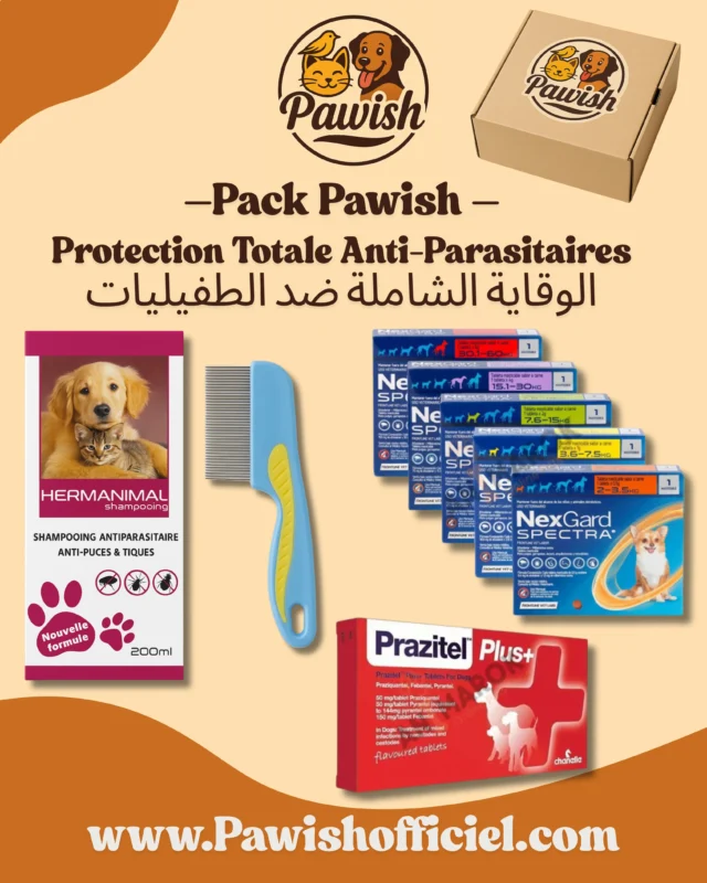 Pack Pawish — Protection Totale Anti-Parasitaires