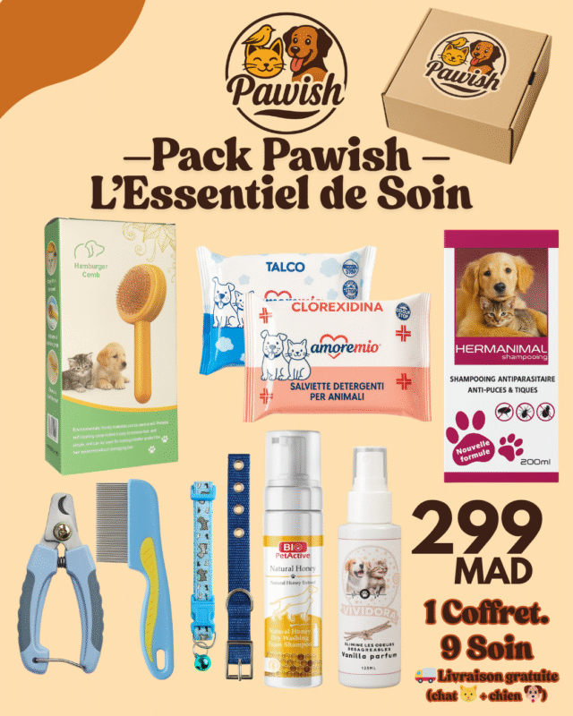 🐾 Pack Pawish – L’Essentiel de Soin