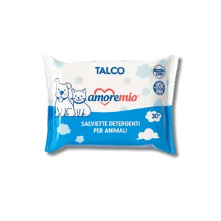 Lingettes Nettoyantes Amoremio – Talc & Clorexidina – Image 3