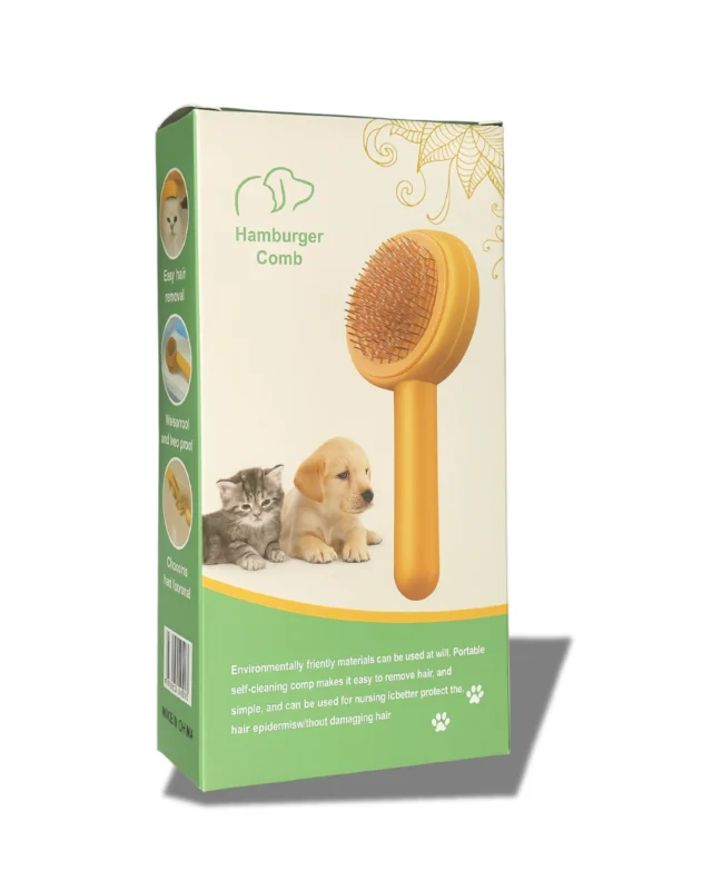 Brosse Auto-Nettoyante Hamburger Comb – Image 2