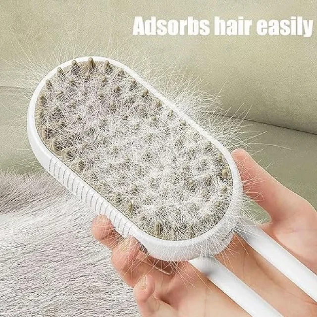 Brosse Vapeur Anti-Poil pour Chats & Chiens – Cloud Care Brush Rechargeable – Image 5
