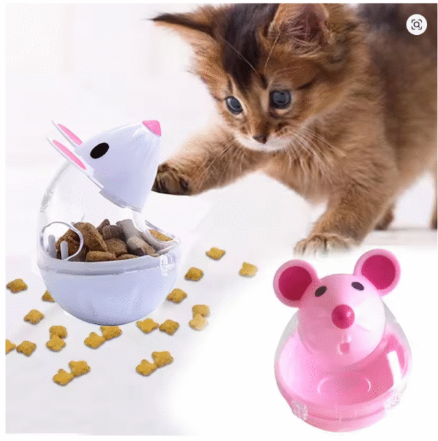 Jouet Distributeur de Croquettes en Forme de Souris – Image 4