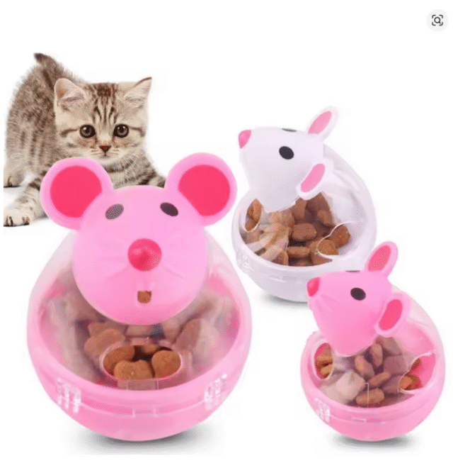 Jouet Distributeur de Croquettes en Forme de Souris – Image 3