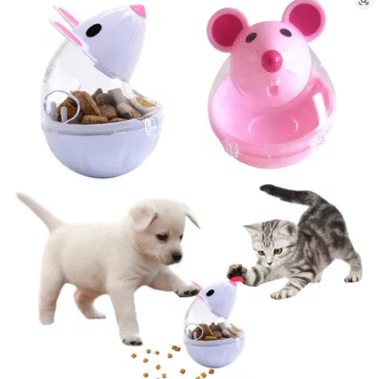 Jouet Distributeur de Croquettes en Forme de Souris