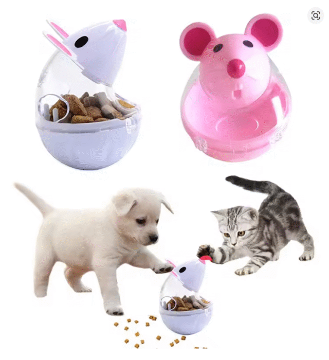 Jouet Distributeur de Croquettes en Forme de Souris