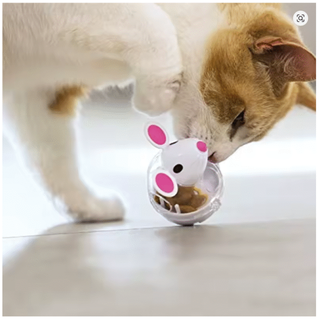 Jouet Distributeur de Croquettes en Forme de Souris – Image 2