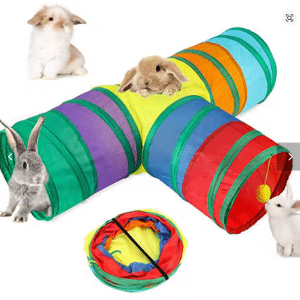 🐾 Tunnel de Jeu Pliable pour Chats – 3 Voies