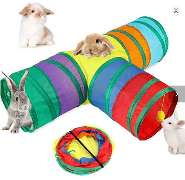 🐾 Tunnel de Jeu Pliable pour Chats – 3 Voies
