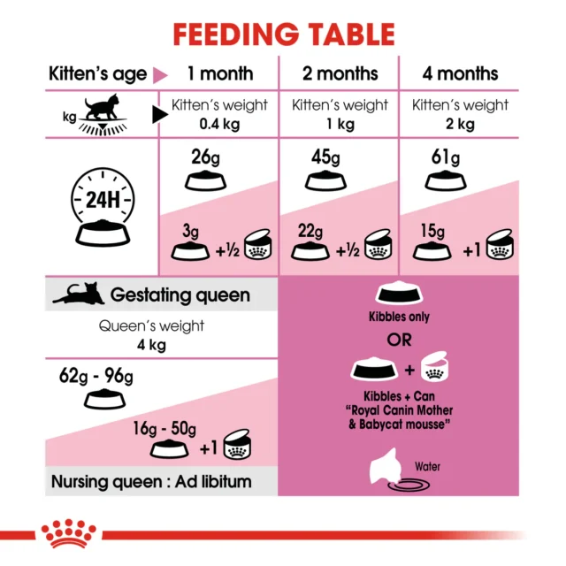 Royal Canin Mother & Babycat 2Kg – Croquettes 1ᵉʳ âge (mère & chatons 1-4 mois) – Image 4