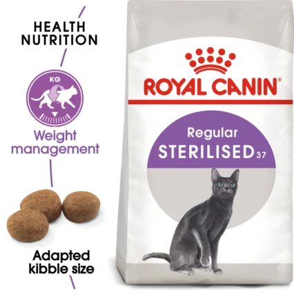 Royal Canin – Regular Sterilised 10kg, Croquettes pour chats stérilisés (1-7 ans)