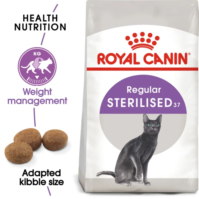 Royal Canin – Regular Sterilised 2kg, Croquettes pour chats stérilisés (1-7 ans)